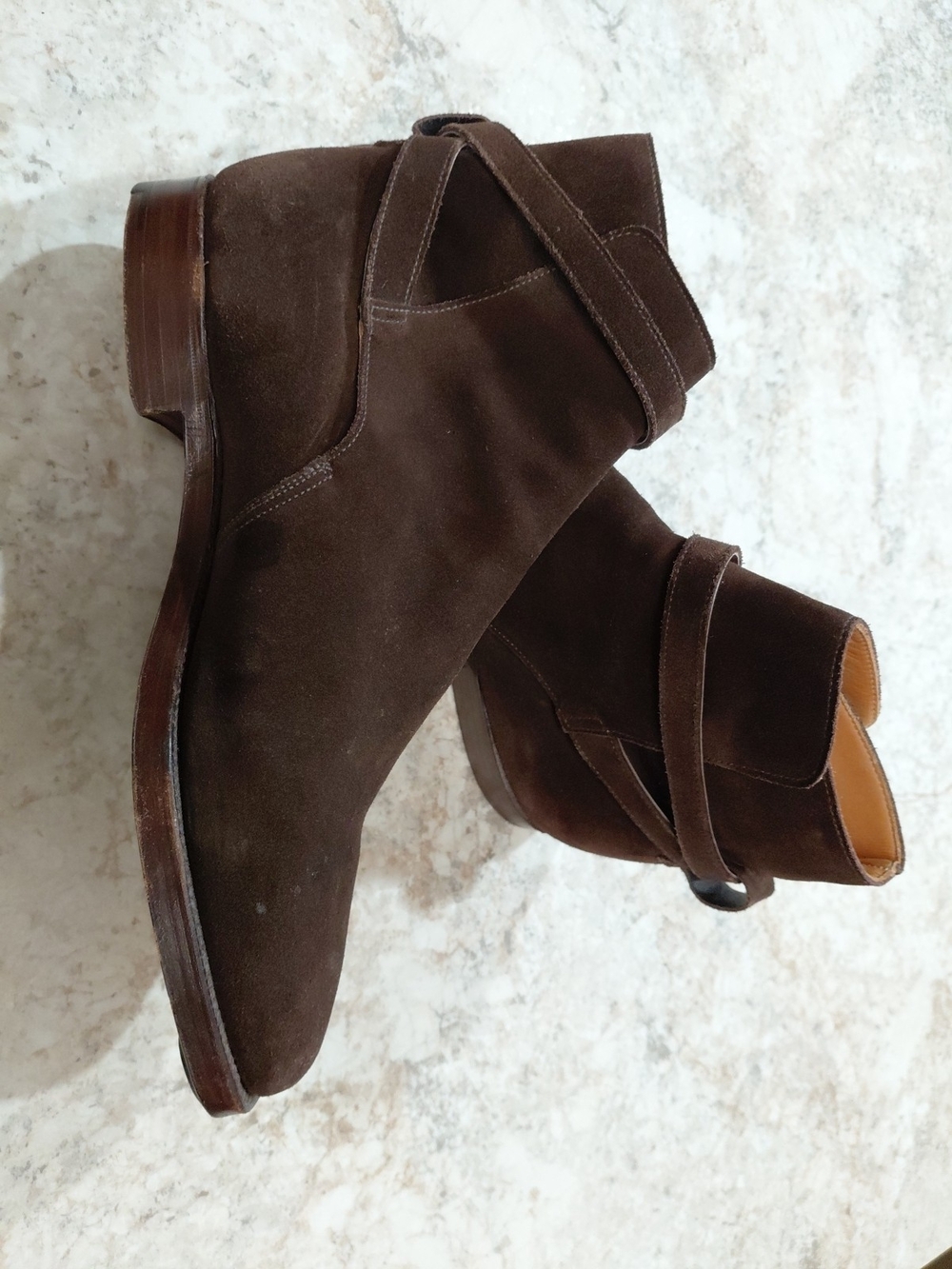Beautiful Ralph Lauren Brown Suede Boot US 11.5 Excellent Condition